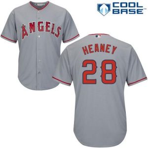 Amazing Angels #28 Andrew Heaney Grey Cool Base Stitched Youth MLB Jersey Limited stock Order now to show your love for your team