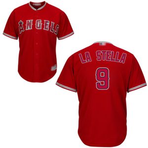 Amazing Angels #9 Tommy La Stella Red Cool Base Stitched Youth MLB Jersey With high demand Don't miss out Order now to wear your team colors