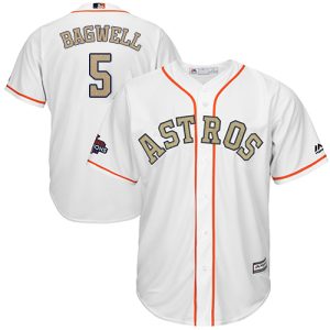 Amazing Astros #5 Jeff Bagwell White 2018 Gold Program Cool Base Stitched Youth MLB Jersey Act fast Only a few left Secure yours today