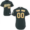 Amazing Athletics Personalized Authentic Grey Green Cool Base MLB Jersey (S 3XL)