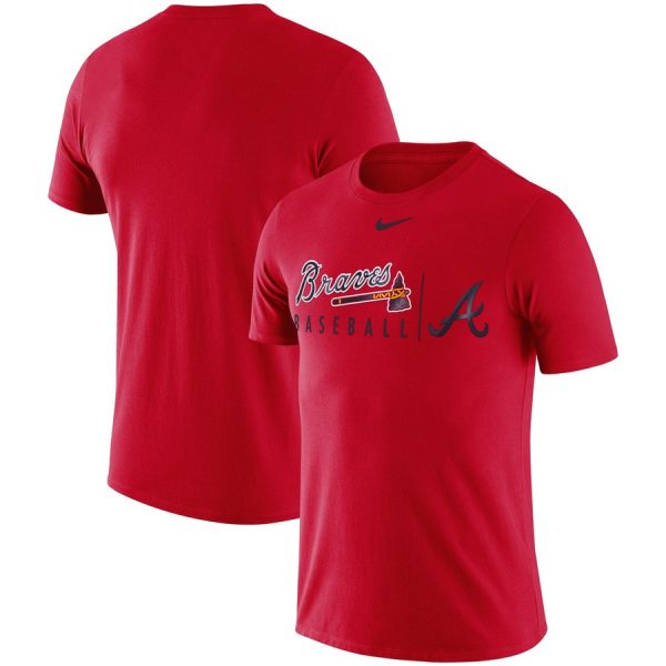 Amazing Atlanta Braves Nike MLB Practice T Shirt Red