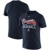 Amazing Atlanta Braves Nike Practice Performance T Shirt Navy