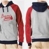 Amazing Atlanta Braves Pullover Hoodie Grey & Red