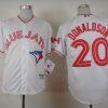 Amazing Blue Jays #20 Josh Donaldson White 2015 Canada Day Stitched MLB Jersey