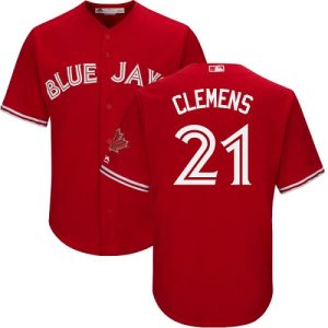 Amazing Blue Jays #21 Roger Clemens Red Cool Base Canada Day Stitched Youth MLB Jersey Collectors this is a must have Add it to your collection by ordering