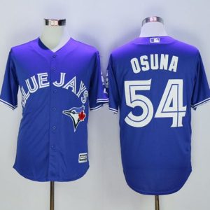 Amazing Blue Jays #54 Roberto Osuna Blue New Cool Base 40th Anniversary Stitched MLB Jersey