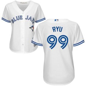 Amazing Blue Jays #99 Hyun Jin Ryu White Home Women's Stitched MLB Jersey With high demand Don't miss out Order now to wear your team colors