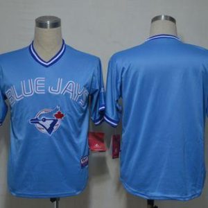 Amazing Blue Jays Blank Light Blue Stitched MLB Jersey