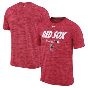 Amazing Boston Red Sox Nike Authentic Collection Velocity Team Issue Performance T Shirt Red