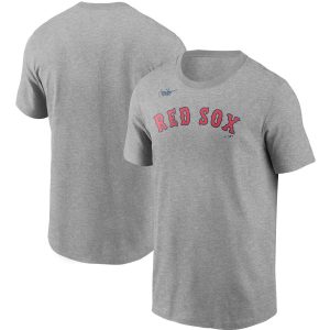 Amazing Boston Red Sox Nike Cooperstown Collection Team Wordmark T Shirt Heathered Gray Hurry Exclusive offer Place your order immediately for a great jersey