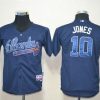 Amazing Braves #10 Chipper Jones Blue Cool Base Stitched Youth MLB Jersey Retailers boost your inventory Order now to meet customer demand