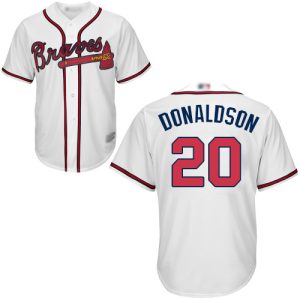 Amazing Braves #20 Josh Donaldson White Cool Base Stitched Youth MLB Jersey Hurry Exclusive offer Place your order immediately for a great jersey