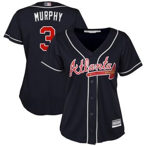 Amazing Braves #3 Dale Murphy Navy Blue Alternate Women's Stitched MLB Jersey Hurry Exclusive offer Place your order immediately for a great jersey