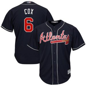 Amazing Braves #6 Bobby Cox Navy Blue Cool Base Stitched Youth MLB Jersey Hurry Exclusive offer Place your order immediately for a great jersey