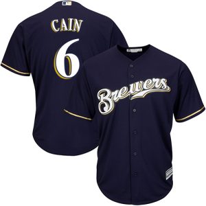 Amazing Brewers #6 Lorenzo Cain Navy blue Cool Base Stitched Youth MLB Jersey Be among the first buyers Order now to enjoy top notch quality