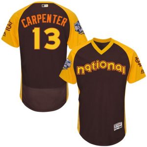 Amazing Cardinals #13 Matt Carpenter Brown Flexbase Authentic Collection 2016 All Star National League Stitched MLB Jersey
