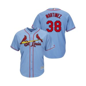 Amazing Cardinals #38 Jose Martinez Horizon Blue Alternate 2019 Cool Base Stitched MLB Jersey