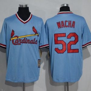 Amazing Cardinals #52 Michael Wacha Blue Cooperstown Throwback Stitched MLB Jersey