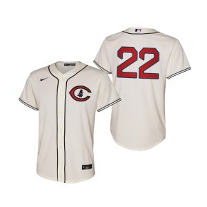 Amazing Chicago Cubs #22 Jason Heyward Youth 2022 Field of Dreams MLB Game Jersey   Cream With high demand Don't miss out Order now to wear your team colors
