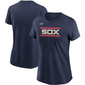 Amazing Chicago White Sox Nike Women's Cooperstown Collection Wordmark T Shirt Navy Hurry Exclusive offer Place your order immediately for a great jersey