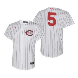 Amazing Cincinnati Reds #5 Johnny Bench Youth 2022 Field of Dreams MLB Game Jersey   White Sports fans this is your chance Order soon to be part of the action