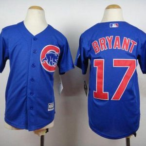 Amazing Cubs #17 Kris Bryant Blue New Cool Base Stitched Youth MLB Jersey Be among the first buyers Order now to enjoy top notch quality