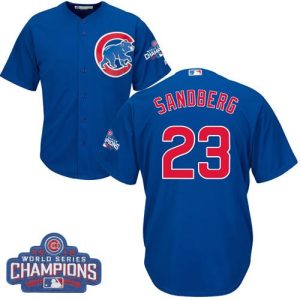 Amazing Cubs #23 Ryne Sandberg Blue Alternate 2016 World Series Champions Stitched Youth MLB Jersey With high demand Don't miss out Order now to wear your team colors