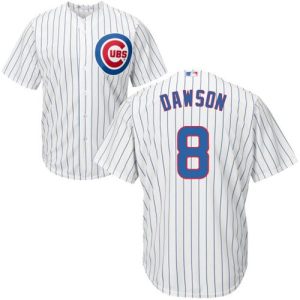 Amazing Cubs #8 Andre Dawson White Home Stitched Youth MLB Jersey Collectors this is a must have Add it to your collection by ordering