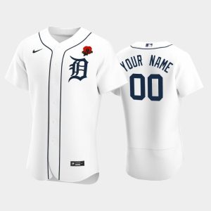 Amazing Detroit Tigers Custom Men's Nike Authentic 2021 Memorial Day MLB Jersey   White
