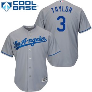 Amazing Dodgers #3 Chris Taylor Grey Cool Base Stitched Youth MLB Jersey Be among the first buyers Order now to enjoy top notch quality
