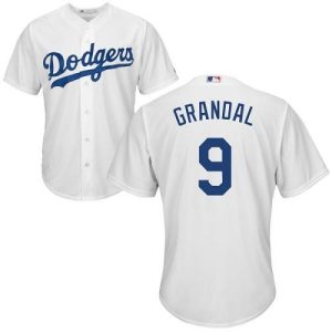 Amazing Dodgers #9 Yasmani Grandal White Cool Base Stitched Youth MLB Jersey Act fast Only a few left Secure yours today