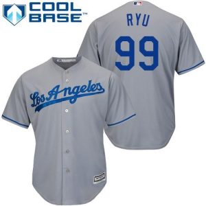 Amazing Dodgers #99 Hyun Jin Ryu Grey Cool Base Stitched Youth MLB Jersey Hurry Exclusive offer Place your order immediately for a great jersey