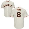 Amazing Giants #8 Hunter Pence Cream Stitched Youth MLB Jersey Limited stock Order now to show your love for your team