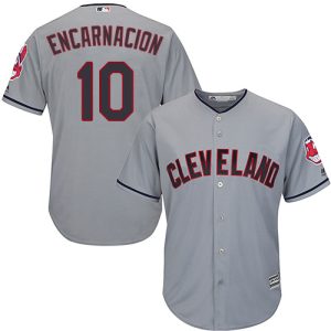 Amazing Guardians #10 Edwin Encarnacion Grey New Cool Base Stitched MLB Jersey