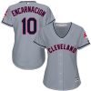 Amazing Guardians #10 Edwin Encarnacion Grey Road Women's Stitched MLB Jersey Act fast Only a few left Secure yours today