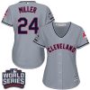 Amazing Guardians #24 Andrew Miller Grey 2016 World Series Bound Women's Road Stitched MLB Jersey For a short time available Grab yours quickly to own a team jersey