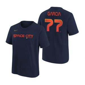 Amazing Houston Astros #77 Luis Garcia Navy Nike Youth 2022 City Connect T Shirt Be among the first buyers Order now to enjoy top notch quality