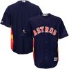 Amazing Houston Astros Majestic 2019 Postseason Official Cool Base Player Jersey Navy