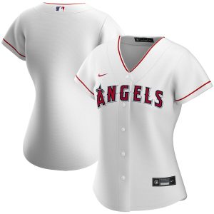 Amazing Los Angeles Angels Nike Women's Home 2020 MLB Team Jersey White For a short time available Grab yours quickly to own a team jersey