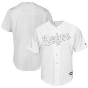 Amazing Los Angeles Dodgers Blank Majestic 2019 Players' Weekend Cool Base Team Jersey White