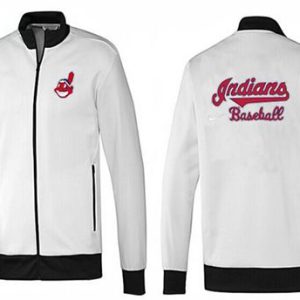 Amazing MLB Cleveland Guardians Zip Jacket White_2