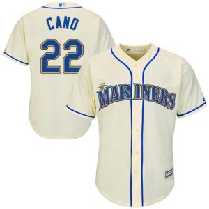 Amazing Mariners #22 Robinson Cano Cream Cool Base Stitched Youth MLB Jersey Retailers boost your inventory Order now to meet customer demand