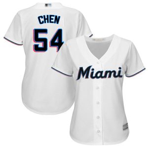 Amazing Marlins #54 Wei Yin Chen White Home Women's Stitched MLB Jersey Sports fans this is your chance Order soon to be part of the action
