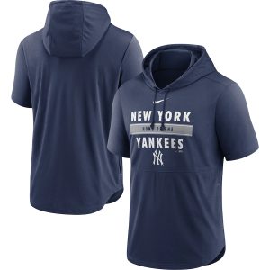 Amazing Men's New York Yankees Nike Navy Home Team Performance Short Sleeve Hoodie Top.webp Sports enthusiasts seize this opportunity Order now to feel the game excitement