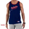 Amazing Men's Nike Washington Nationals Home Practice Tank Top Blue
