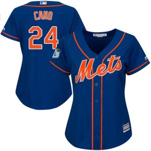 Amazing Mets #24 Robinson Cano Blue Alternate Women's Stitched MLB Jersey For a short time available Grab yours quickly to own a team jersey