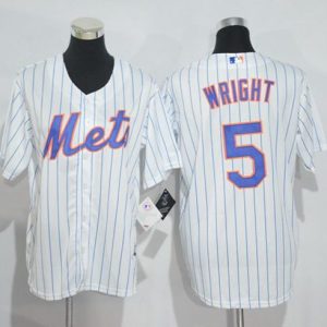 Amazing Mets #5 David Wright White(Blue Strip) Home Cool Base Stitched Youth MLB Jersey Retailers boost your inventory Order now to meet customer demand