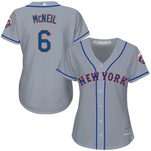 Amazing Mets #6 Jeff McNeil Grey Road Women's Stitched MLB Jersey Sports fans this is your chance Order soon to be part of the action