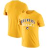Amazing Milwaukee Brewers Nike Practice Performance T Shirt Gold