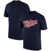 Amazing Minnesota Twins Nike Batting Practice Logo Legend Performance T Shirt Navy